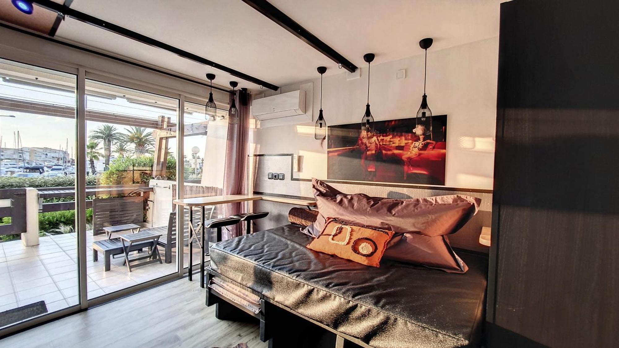 Apartment Naturist Cap In Loft Agde Bagian luar foto