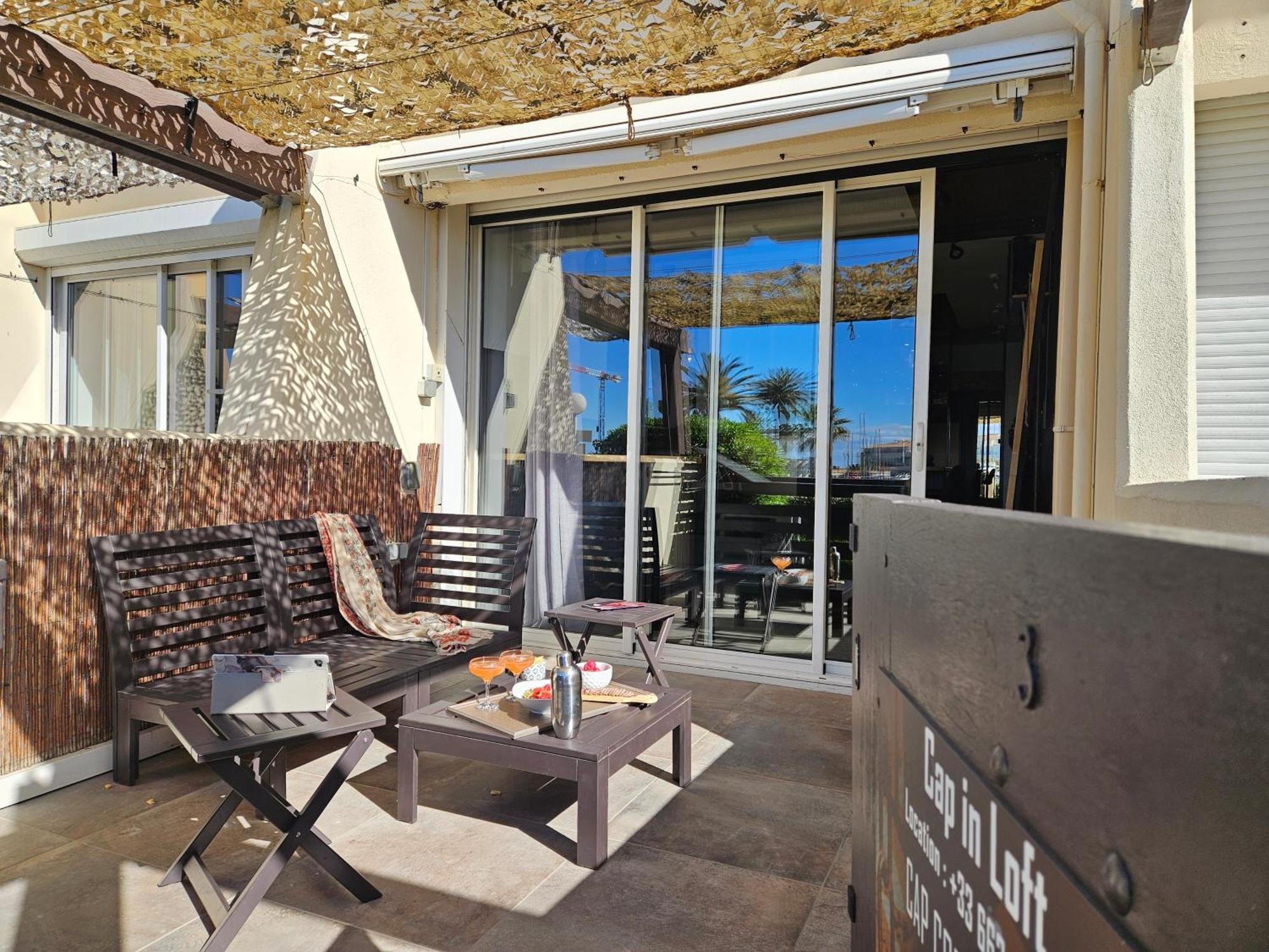 Apartment Naturist Cap In Loft Agde Bagian luar foto