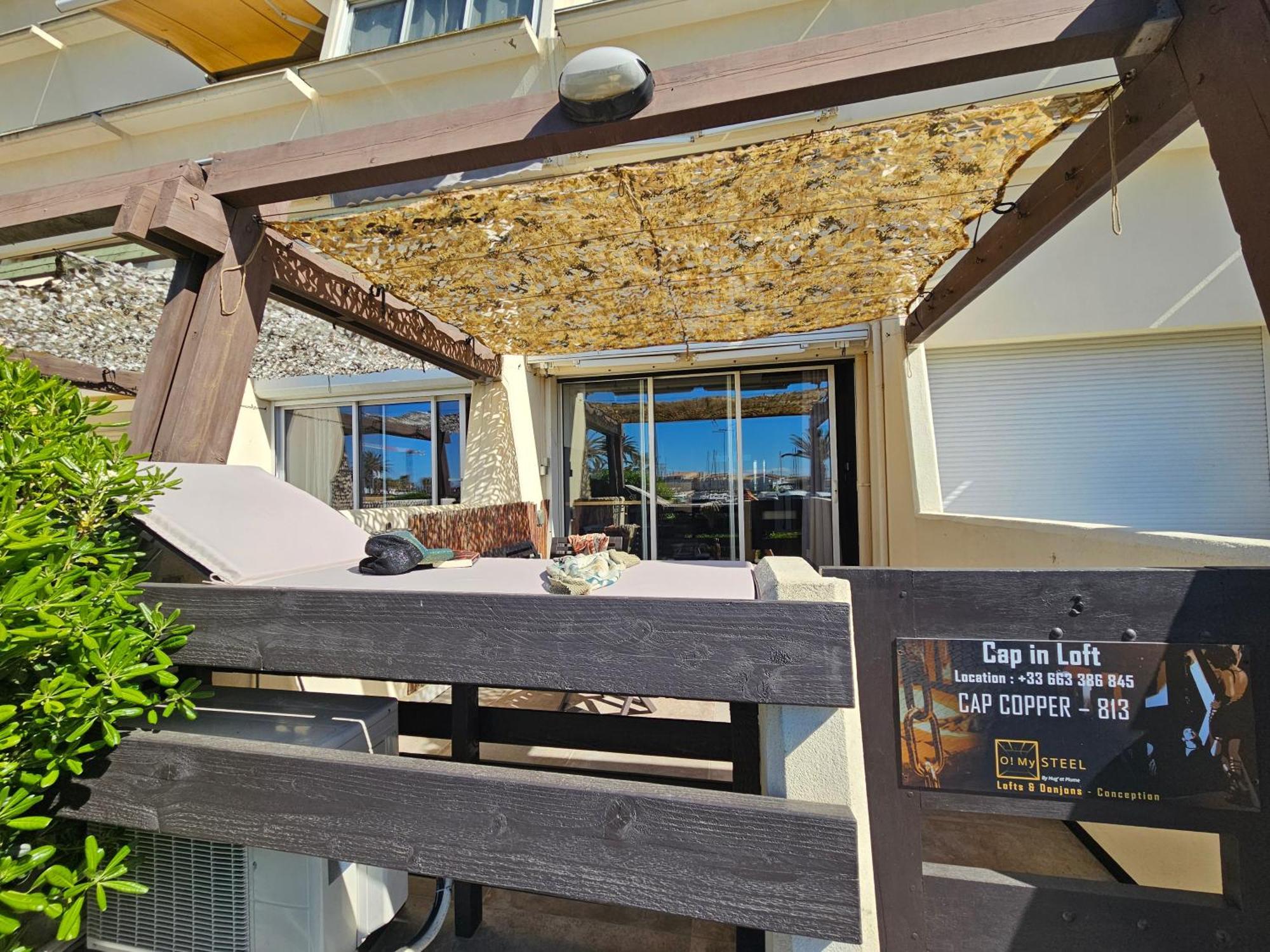 Apartment Naturist Cap In Loft Agde Bagian luar foto