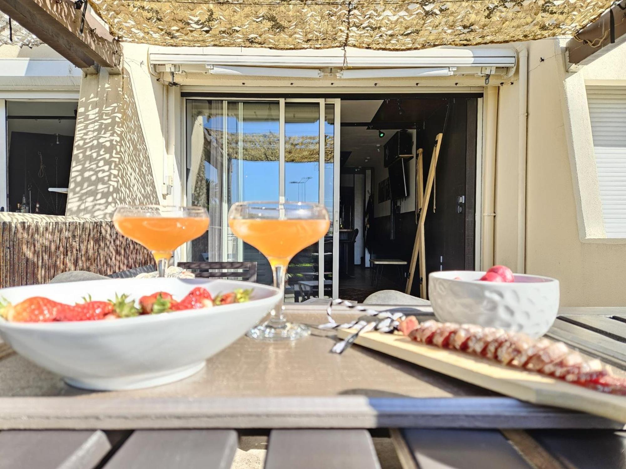 Apartment Naturist Cap In Loft Agde Bagian luar foto